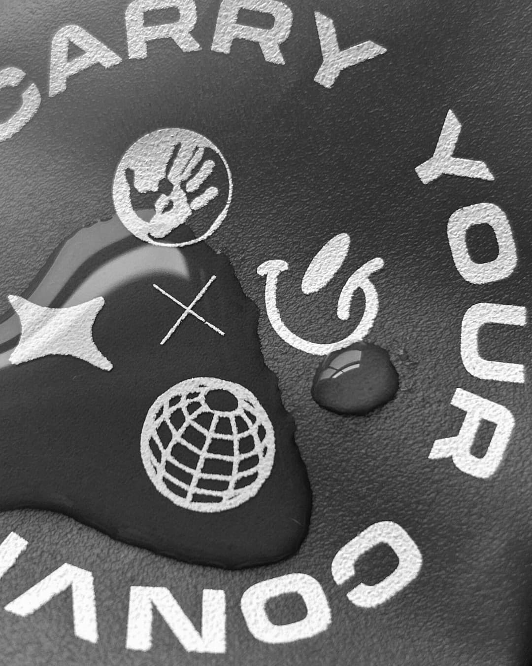Close-up of the Glitch logo detail